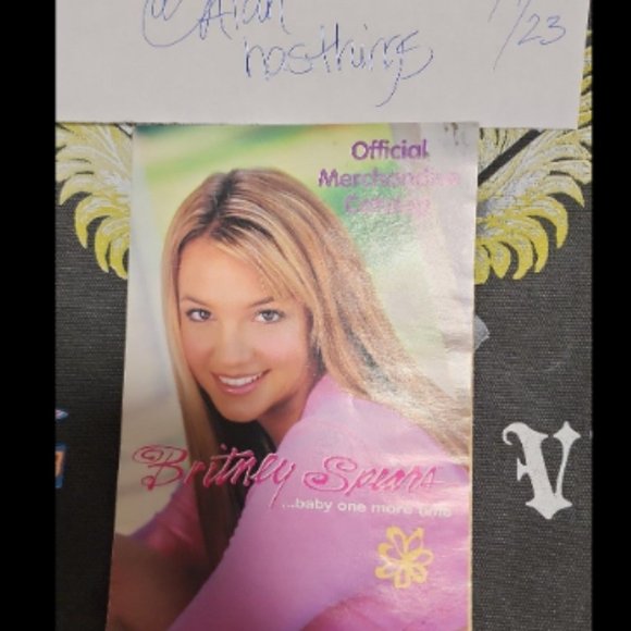 RARE BRITNEY SPEARS BOMT TOUR CATALOG MERCH not in print - Picture 1 of 1